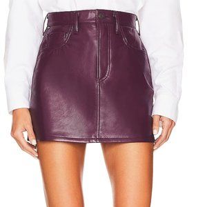 NWT Citizens of Humanity Recycled Leather Mini Skirt